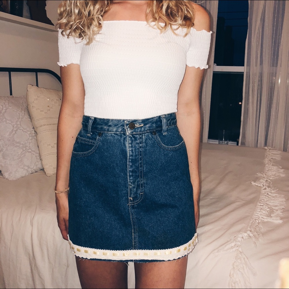 Vintage Calvin Klein Denim Skirt